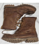 Polo Ralph Lauren Whitsand Brown Leather Duck Boots Brown Mens Size 10D - $54.63 CAD
