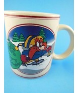 Yosemite Sam Christmas Mug Cup A Wintery Wonderland 1993 Warner Bro Loon... - $166.03 MXN