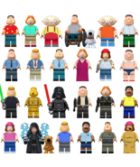 24Pcs Family Guy Minifigures Peter Griffin Lois Griffin Joe Swanson Mini... - $36.59