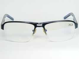 Triple X Stockholm I2-02 col.4 Blue Eyeglasses Glasses Metal Frame 56-17-140mm - £77.82 GBP