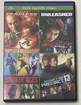 Jet Li&#39;s Fearless/Unleashed/Smokin Aces/Assault on Precinct 13 DVD, 2012, 4-Disc - £6.21 GBP