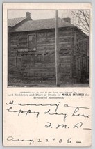 Carlisle PA Log Cabin Home And Death Place of Molly Pitcher 1906 Postcard B48  - £15.69 GBP