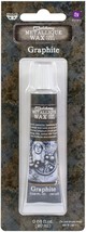 Finnabair Art Alchemy Metallique Wax .68 Fluid Ounce-Graphite - £11.66 GBP