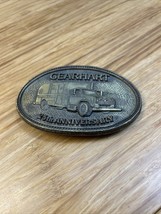 Vintage Gearhart Trucking 25th Anniversary Commemorative Belt Buckle KG JD - $14.85