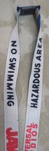 Jaws Universal Studios Parks Sharks No Swimming Hazardous Area Rvrsible Lanyard image 6