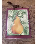 Pear Snowflake Christmas Gift Bag - $13.70 CAD