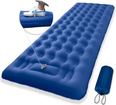 Camping Sleeping Pad: Meetpeak 5&quot; Extra Thick Inflatable Sleeping Mat, Tent. - £42.94 GBP
