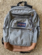 Jansport Cool Student Gray Laptop Backpack w/ Water Bottle Side Pocket - $19.34