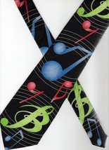 .Necktie Novelty Entertainment 3.75x56 STEVEN HARRIS polyester musical n... - $8.86