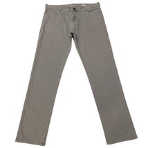 Faherty Pants Mens 38 Gray 5 Pocket Organic Cotton Twill Elastane Stretch - $39.29