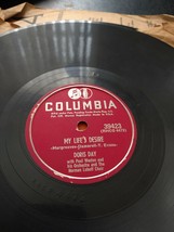 Doris Day My LIfe&#39;s Desire Shanghai Columbia 78 RPM Record - £12.40 GBP