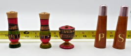 Vintage Salt &amp; Pepper Shakers &amp; Toothpick Holder Nassau + 2nd S&amp;P Shaker set - £11.68 GBP