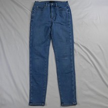 Ann Taylor 4 High Rise Skinny Light Wash Stretch Denim Jeans - £7.11 GBP