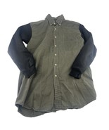 Vintage Ralph Lauren Shirt Mens Extra Large Green Sweatshirt Sleeves Button - $102.09 CAD