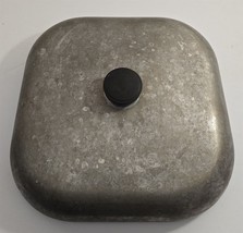 Vintage Aluminum Square Rounded Corners Knob 10 1/2&quot; Round Replacement L... - $352.39 MXN