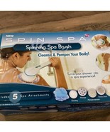 *AS SEEN ON TV: SPIN SPA BRUSH WITH 5 ATTACHMENTS - NEW - $320.43 MXN