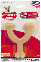 Nylabone Dura Chew Wishbone - Original Flavor Dental Chew for Powerful Chewers - £6.28 GBP+