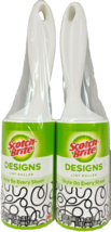 2 Pack Lint Roller Scotch-Brite Designs Pet Hair 48 Sheets Each  - £4.59 GBP