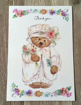 Mary Hamilton Mary’s Bears Hallmark Greeting Card THANK YOU 5x7 Vintage - £15.02 GBP