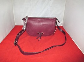 Nine West Bohemian Beltway Saddle Crossbody $69  Crimson     #3435 - $470.24 MXN