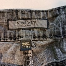 Nine West Bootcut Jeans High Rise Women's Black Jeans Size 14/31 Measured 33x30 image 4