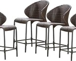 Christopher Knight Home Oyster Bay Wicker Counterstools, 4-Pcs Set, Mult... - $903.99