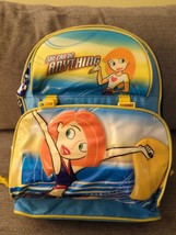 Vintage Disney KIM POSSIBLE Backpack Bag Missing Lunch Box Kids Children... - £18.09 GBP