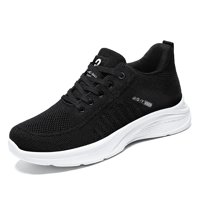 Men&#39;s shoes spring new trend men&#39;s shoes breathable lace-up running shoe... - £28.76 GBP
