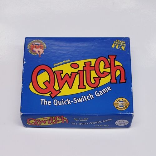 QWITCH Fast-Paced  5 Min Quick-Switch Card Game For 3-5 Players Age 7+-Complete - $14.74