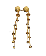 22cts highest gold traditional jewels wattle earring for grand aunt - €939,64 EUR