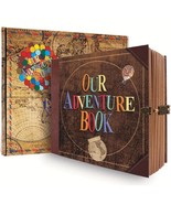 DIY Scrapbook Photo Album - Our Adventure Book 146 Pages - Vintage Kraft... - $48.10