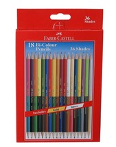 Faber-Castell Bi-Colour Pencil, Pack of 18 (Assorted) - £20.79 GBP