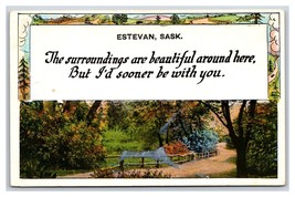 Generic Landscape Greetings From Estevan Saskatchewan Canada UNP Postcard O16 - £3.85 GBP