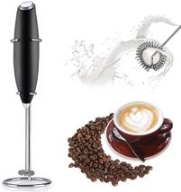 Milk Frother Handheld Egg Whisk Milk Coffee Foam Maker Electric Stainless - £15.68 GBP