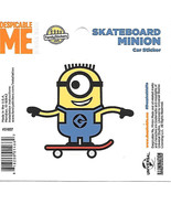 Despicable Me Skateboard Minion Figure Peel Off Car Sticker Decal NEW UN... - £2.34 GBP