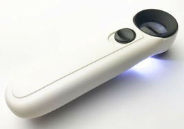 40X Hi power Handheld Jewelers LOUPE LED illuminated magnifier MAGNIFYIN... - $25.34