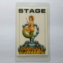 Scorpions Backstage Pass Original 1988 Sexy Lady Seated On Cactus Smoking A Dube - £16.00 GBP