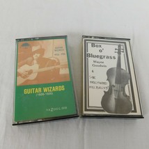 Lot of 2 Bluegrass Music Cassettes Wayne Goodwin Guitar Wizards 1926-1935 Yazoo - £11.47 GBP