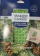 Yankee Candle Whole Home Air Freshener, Balsam Cedar, For Furnace A/C Filter - $13.79