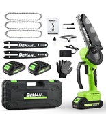 Chainsaw 6 Inch Mini Cordless Brushless Chainsaw, With 2 X, Dad And Husband - $830.66 MXN