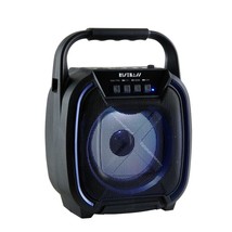 Portable Mini Bluetooth Speaker TWS, USB/TF/FM Radio, Flashing Party Lights - £17.36 GBP