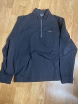 Greg Norman Men&#39;s 1/4 Zip Pullover Sweatshirt Black Size XXL - £11.84 GBP