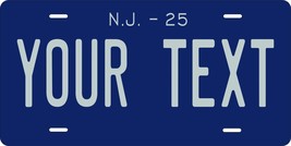 New Jersey 1925 License Plate Personalized Custom Car Bike Motorcycle Moped key - $10.99+