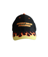 Desert Ridge Collision Bullhead City AZ Black W/ Flames Baseball Cap Hat... - $267.48 MXN