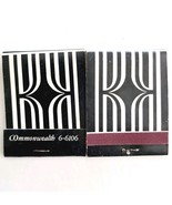 Ken&#39;s Pub Copley Square Vintage Matchbook Bar Mass Unstruck Lot Of 2 E19G - $373.49 MXN