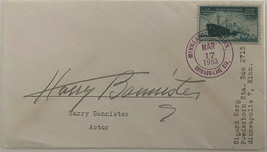 Harry Bannister signed 1953 cover - £39.82 GBP