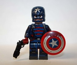 U.S. Agent John  Walker with gun Captain America Marvel Minifigure - $6.10