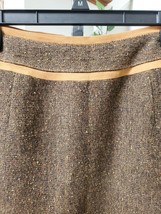 Bob Timberlake Women Brown Polyester Straight Pencil Casual Knee Length Skirt 8 - $25.00