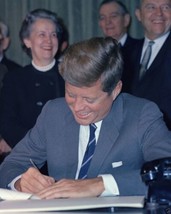 President John F. Kennedy signs Community Mental Health Act New 8x10 Photo - £7.03 GBP
