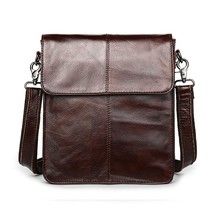 WESTAL Men&#39;s Shoulder Bags Husband Genuine Leather Man Messenger Crossbody Bags  - £72.65 GBP